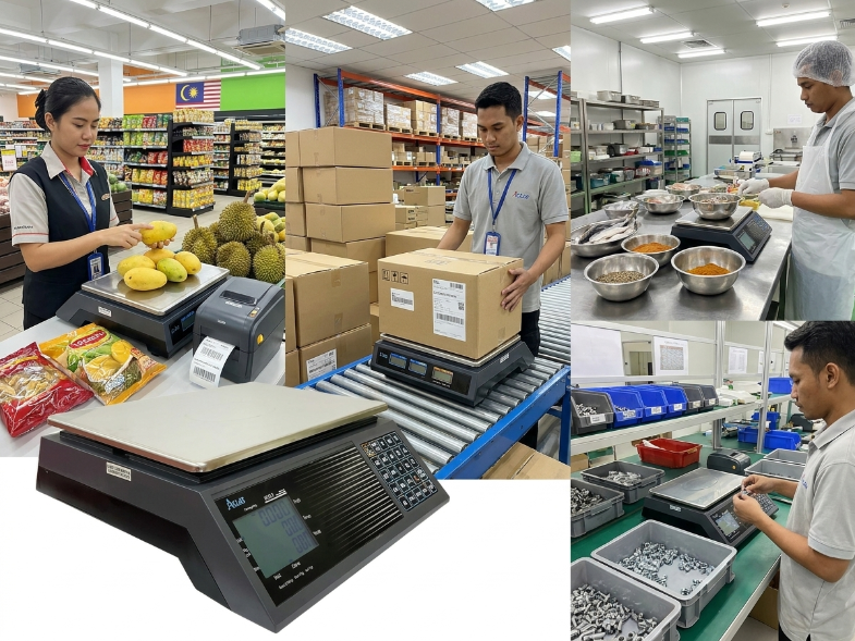 Commercial and industrial weighing scale industry solutions Malaysia